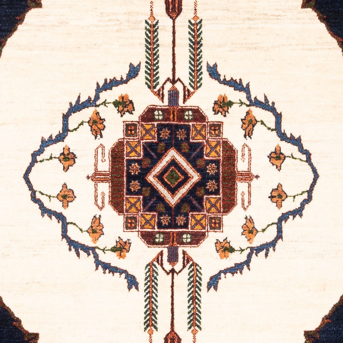 Alfombra Gabbeh - Persa - 162 x 115 cm - crema