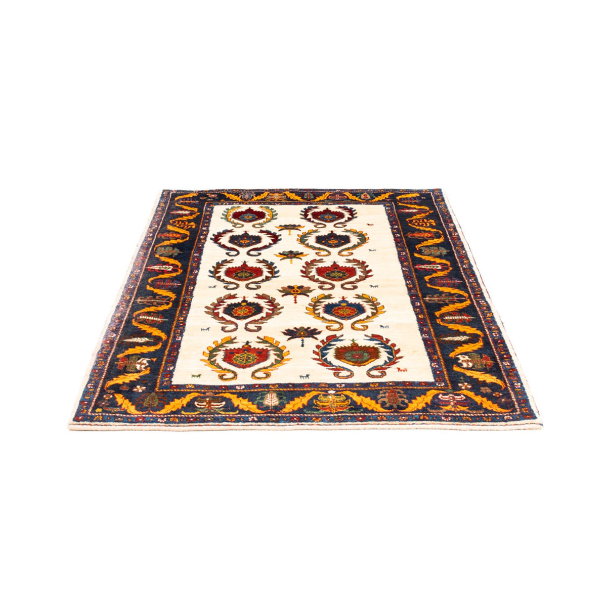 Alfombra Gabbeh - Persa - 155 x 115 cm - crema