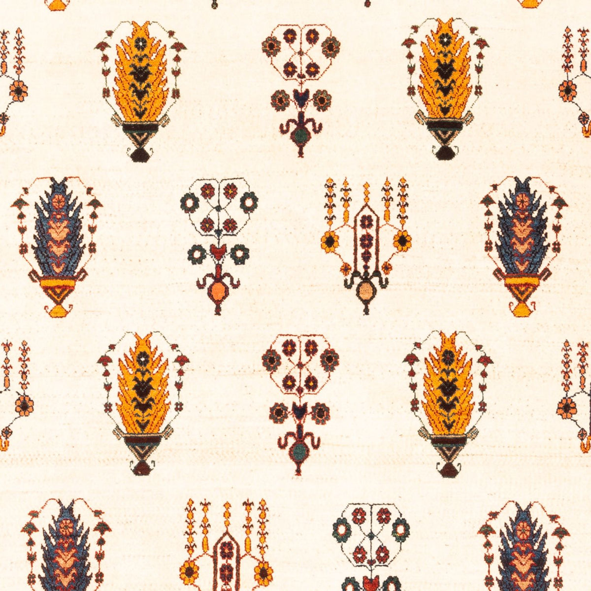 Alfombra Gabbeh - Persa - 215 x 152 cm - crema