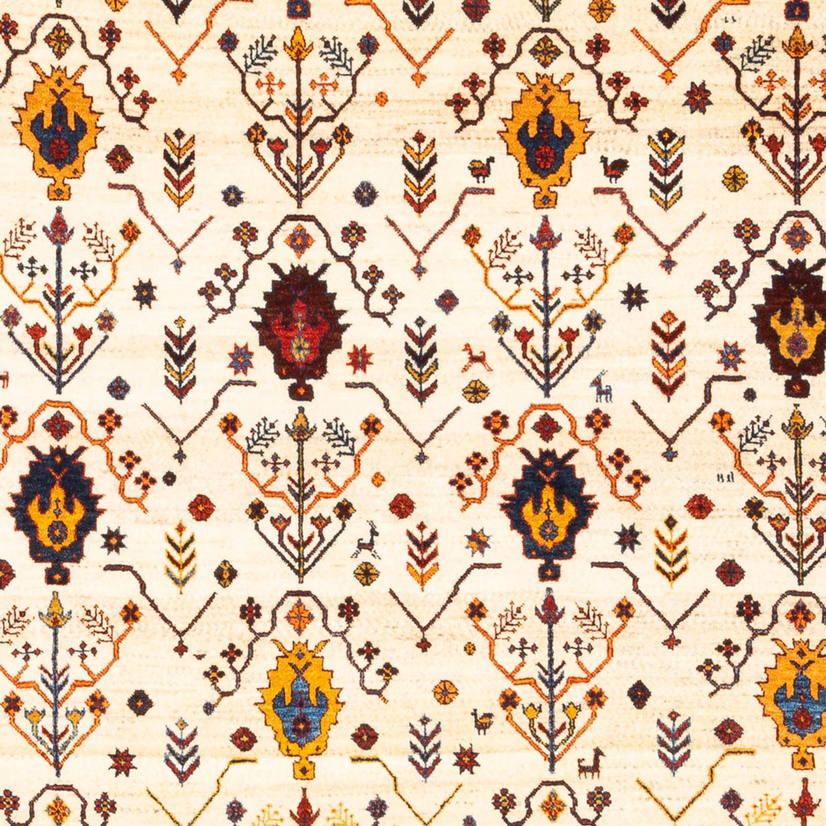 Alfombra Gabbeh - Persa - 212 x 155 cm - crema