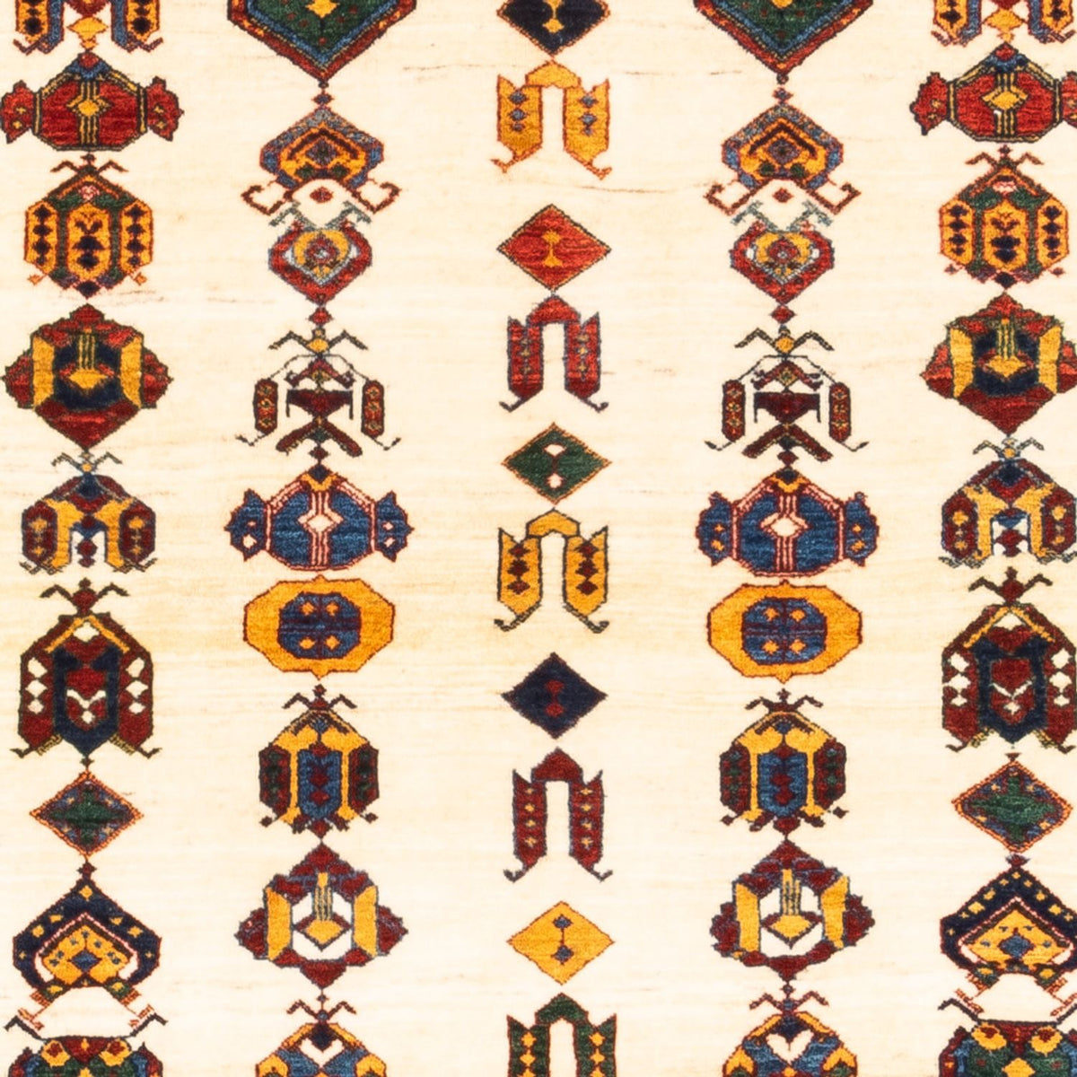 Alfombra Gabbeh - Persa - 194 x 145 cm - crema