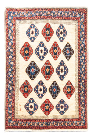 Alfombra Gabbeh - Persa - 153 x 100 cm - crema