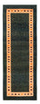 Alfombra de pasillo Alfombra Gabbeh - Persa - 226 x 86 cm - verde