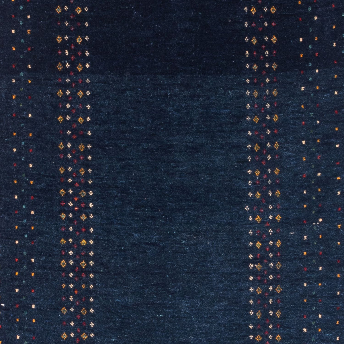 Alfombra de pasillo Alfombra Gabbeh - Persa - 245 x 83 cm - azul oscuro