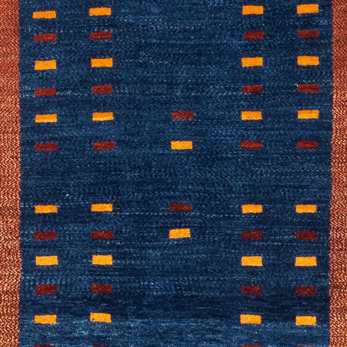 Alfombra de pasillo Alfombra Gabbeh - Persa - 194 x 77 cm - azul oscuro