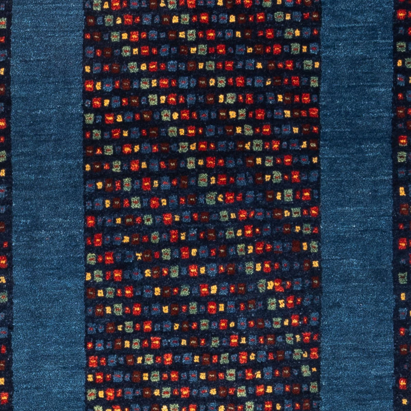 Alfombra de pasillo Alfombra Gabbeh - Persa - 196 x 82 cm - azul