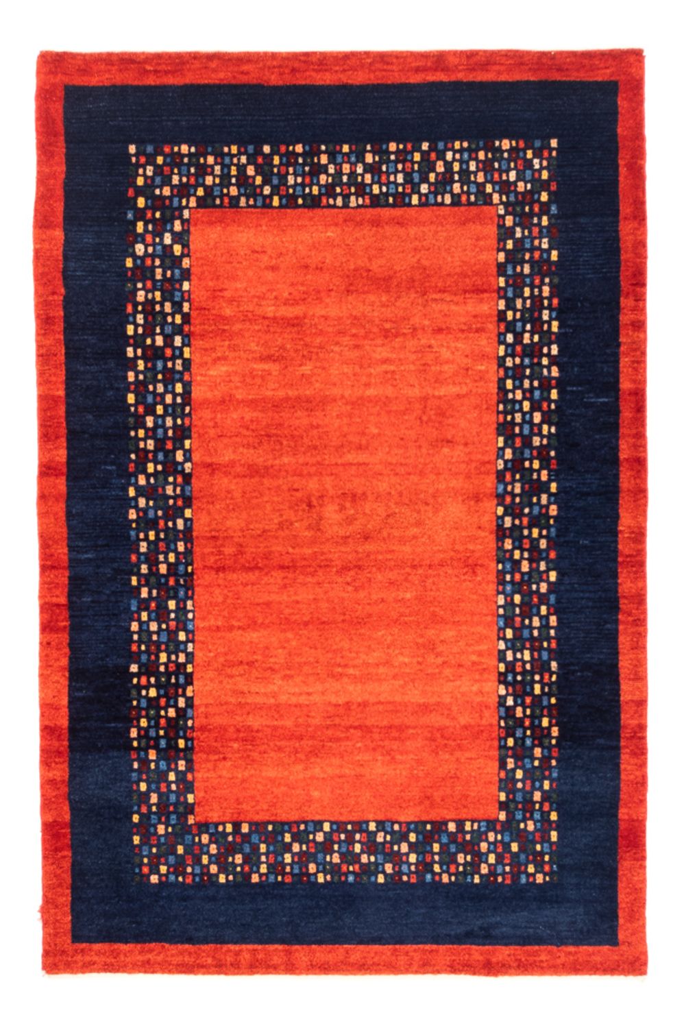 Alfombra Gabbeh - Persa - 152 x 101 cm - rojo