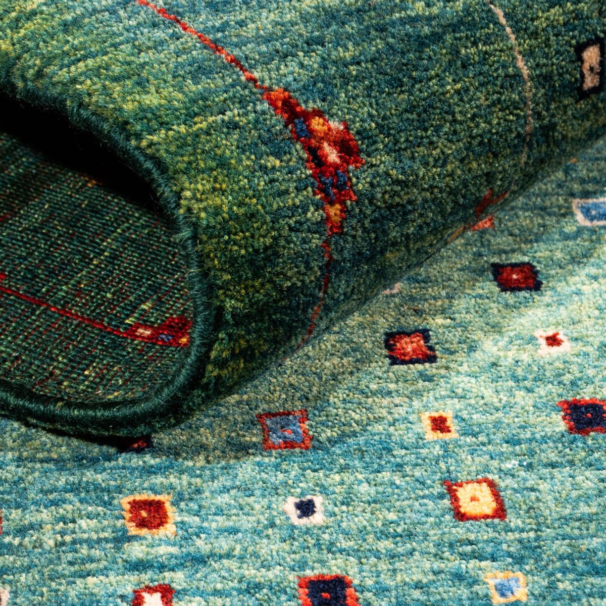 Alfombra Gabbeh - Persa - 163 x 84 cm - verde