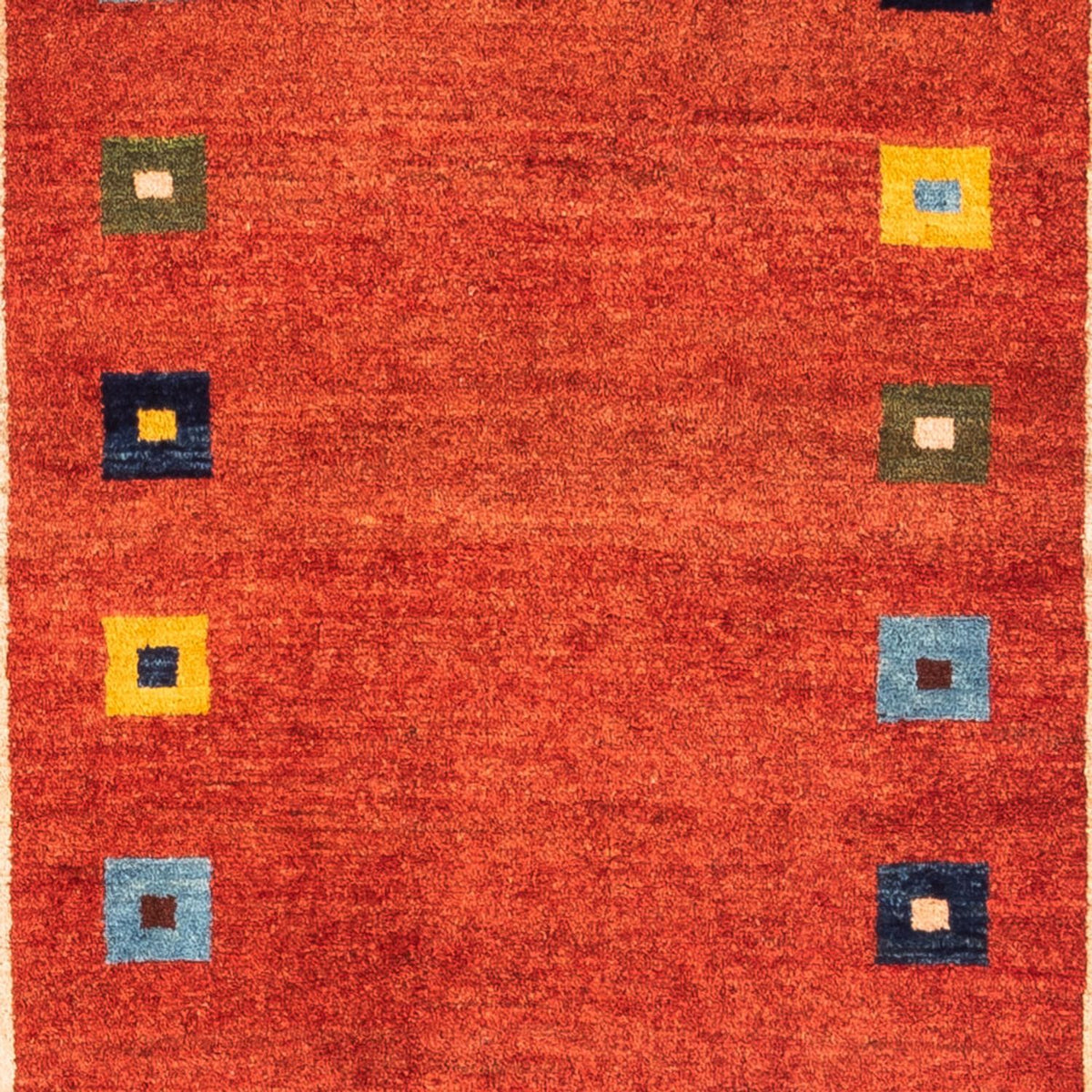 Alfombra de pasillo Alfombra Gabbeh - Persa - 190 x 79 cm - rojo