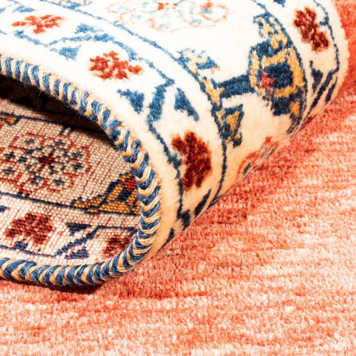 Alfombra Gabbeh - Persa - 148 x 108 cm - rojo