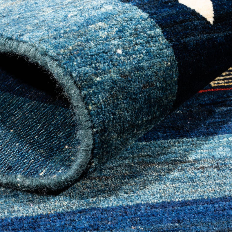 Alfombra Gabbeh - Persa - 173 x 124 cm - azul