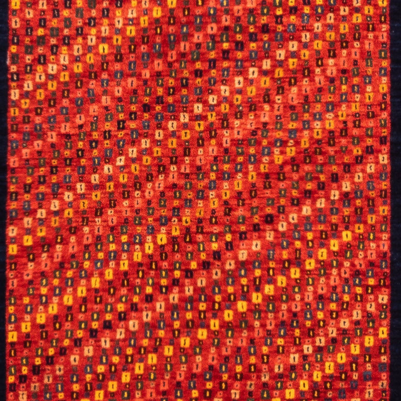Alfombra Gabbeh - Persa - 155 x 98 cm - rojo