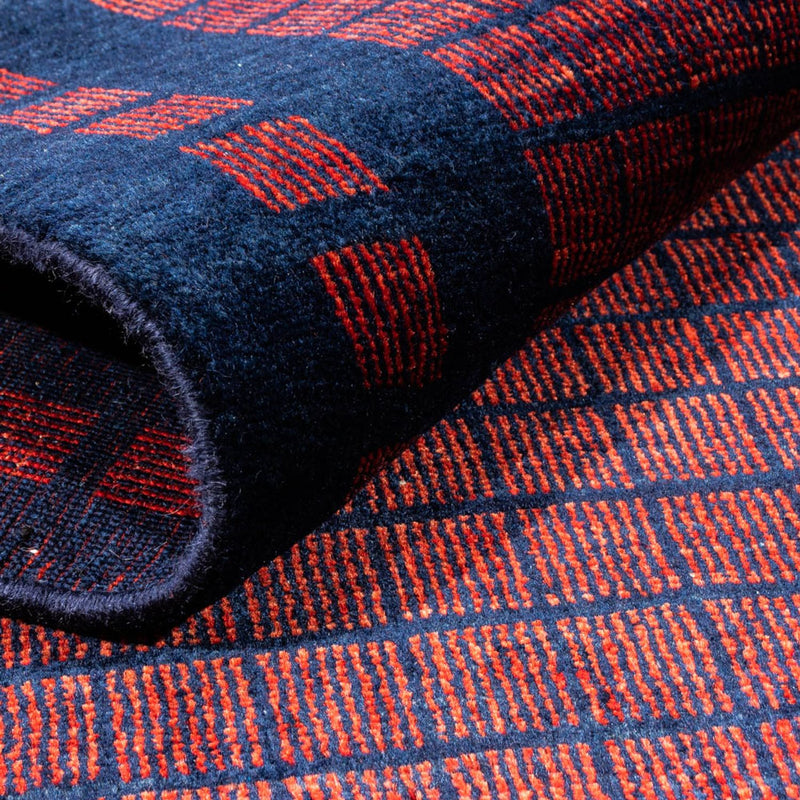 Alfombra Gabbeh - Persa - 195 x 120 cm - rojo vino
