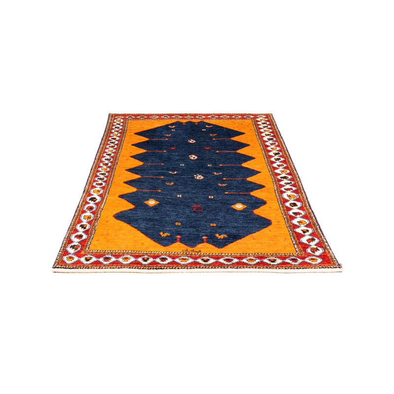 Alfombra Gabbeh - Persa - 164 x 103 cm - azul oscuro