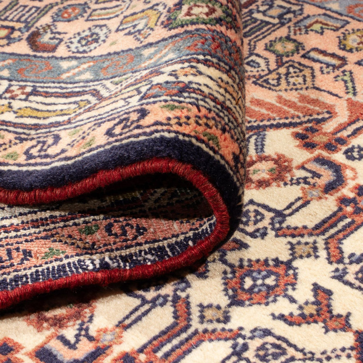 Alfombra de pasillo Alfombra persa - Nómada - 284 x 80 cm - salmón