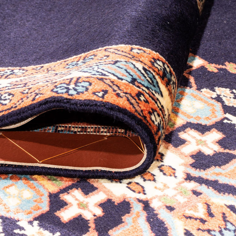 Alfombra de pasillo Alfombra persa - Nómada - 267 x 77 cm - azul oscuro