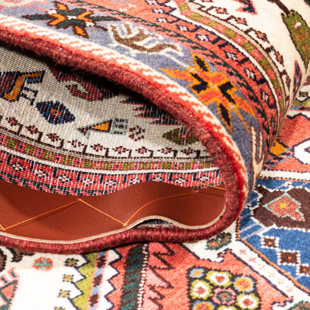 Alfombra de pasillo Alfombra persa - Nómada - 250 x 77 cm - crema