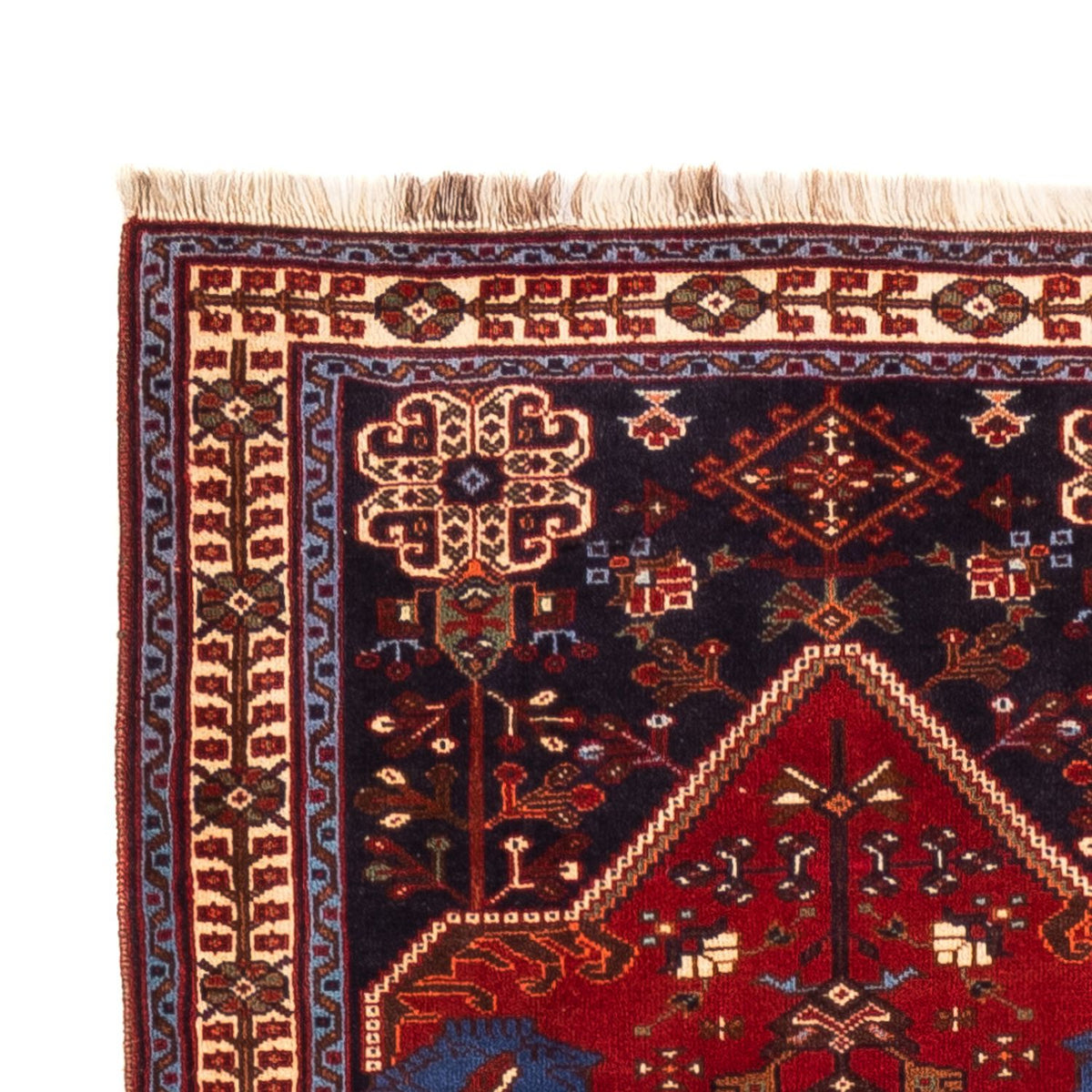 Alfombra de pasillo Alfombra persa - Nómada - 248 x 85 cm - rojo