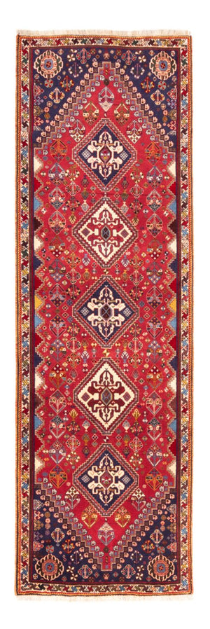 Alfombra de pasillo Alfombra Gabbeh - Persa Kashkuli - 238 x 72 cm - rojo