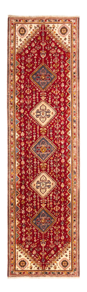Alfombra de pasillo Alfombra persa - Nómada - 278 x 77 cm - rojo