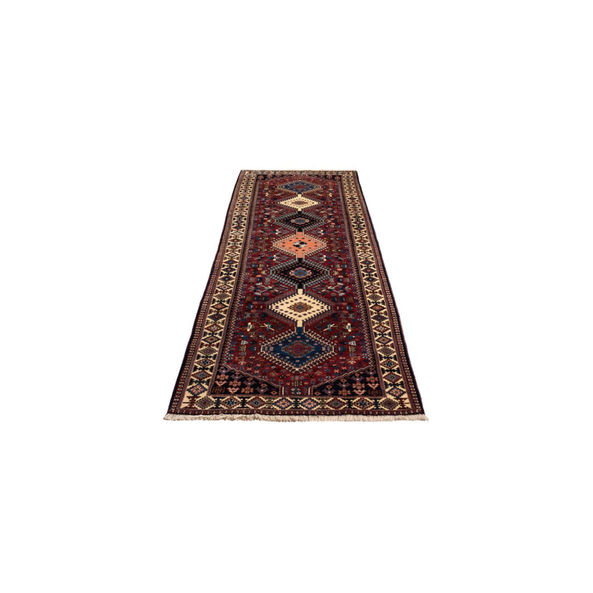 Alfombra de pasillo Alfombra persa - Nómada - 294 x 87 cm - rojo