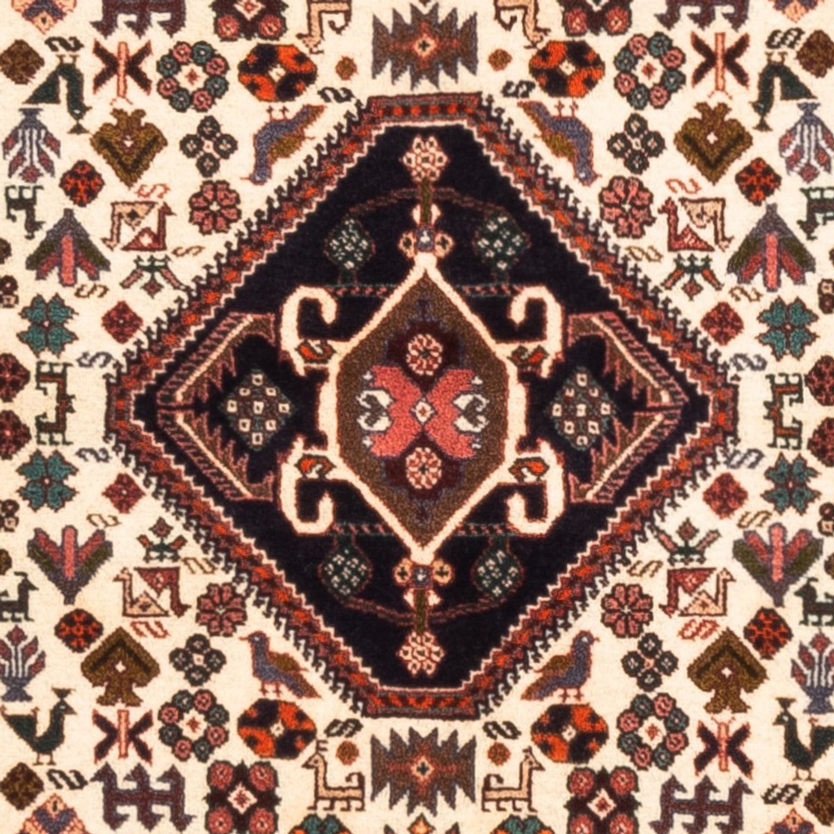 Alfombra de pasillo Alfombra persa - Nómada - 250 x 80 cm - crema