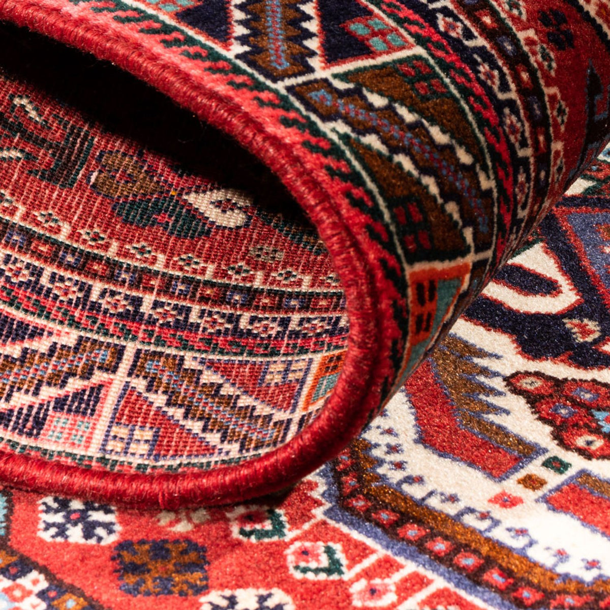 Alfombra de pasillo Alfombra persa - Nómada - 295 x 80 cm - rojo