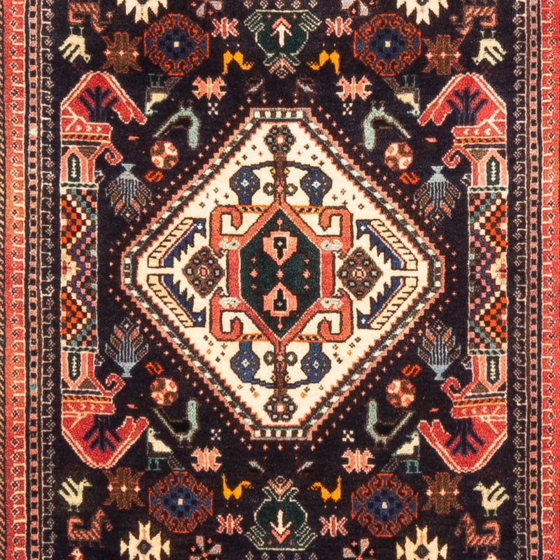 Alfombra de pasillo Alfombra persa - Nómada - 297 x 74 cm - azul oscuro