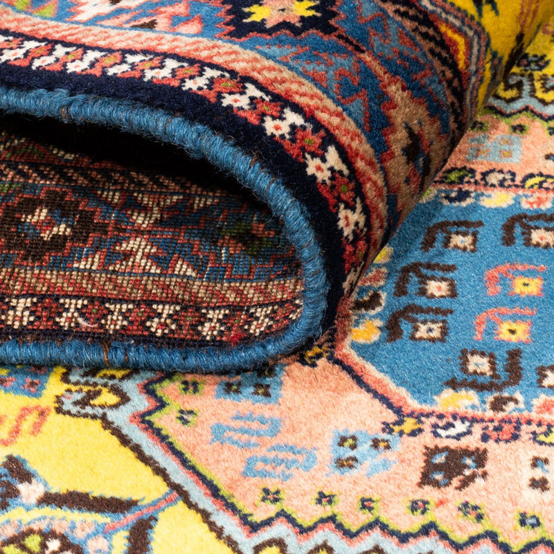 Alfombra de pasillo Alfombra persa - Nómada - 287 x 80 cm - amarillo