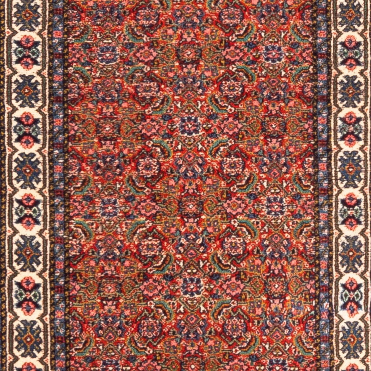 Alfombra de pasillo Alfombra persa - Tabriz - 330 x 70 cm - rojo
