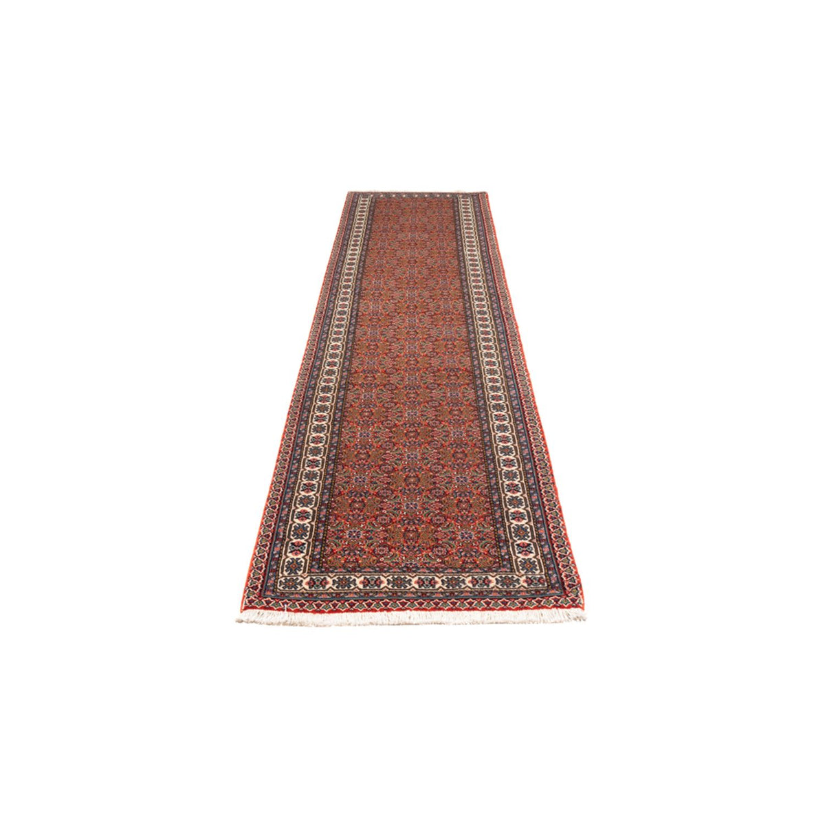 Alfombra de pasillo Alfombra persa - Tabriz - 330 x 70 cm - rojo