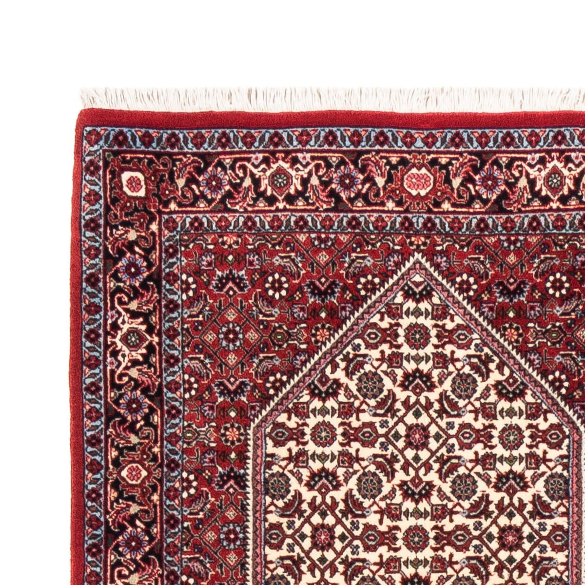 Alfombra de pasillo Alfombra persa - Bidjar - 228 x 78 cm - crema