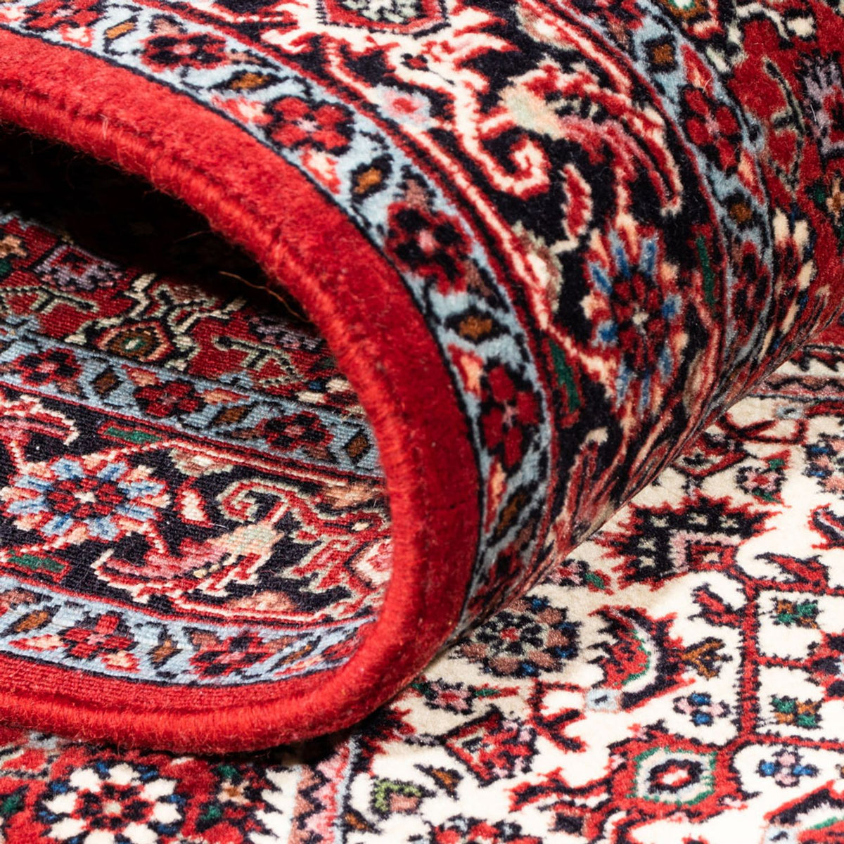 Alfombra de pasillo Alfombra persa - Bidjar - 228 x 78 cm - crema