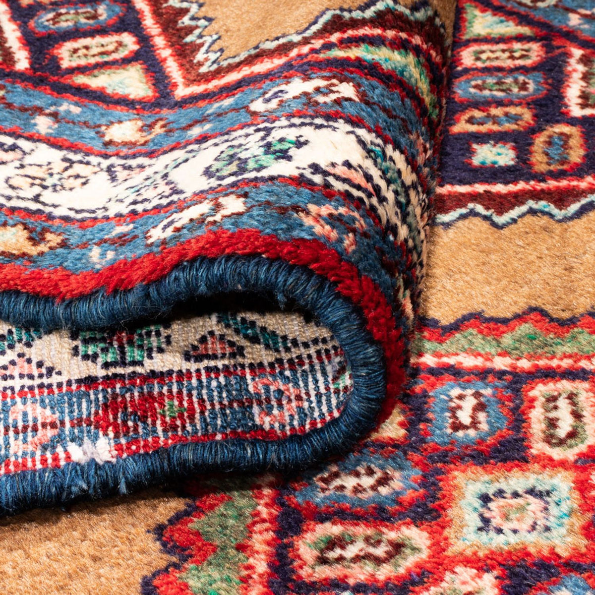 Alfombra de pasillo Alfombra persa - Nómada - 298 x 86 cm - marrón