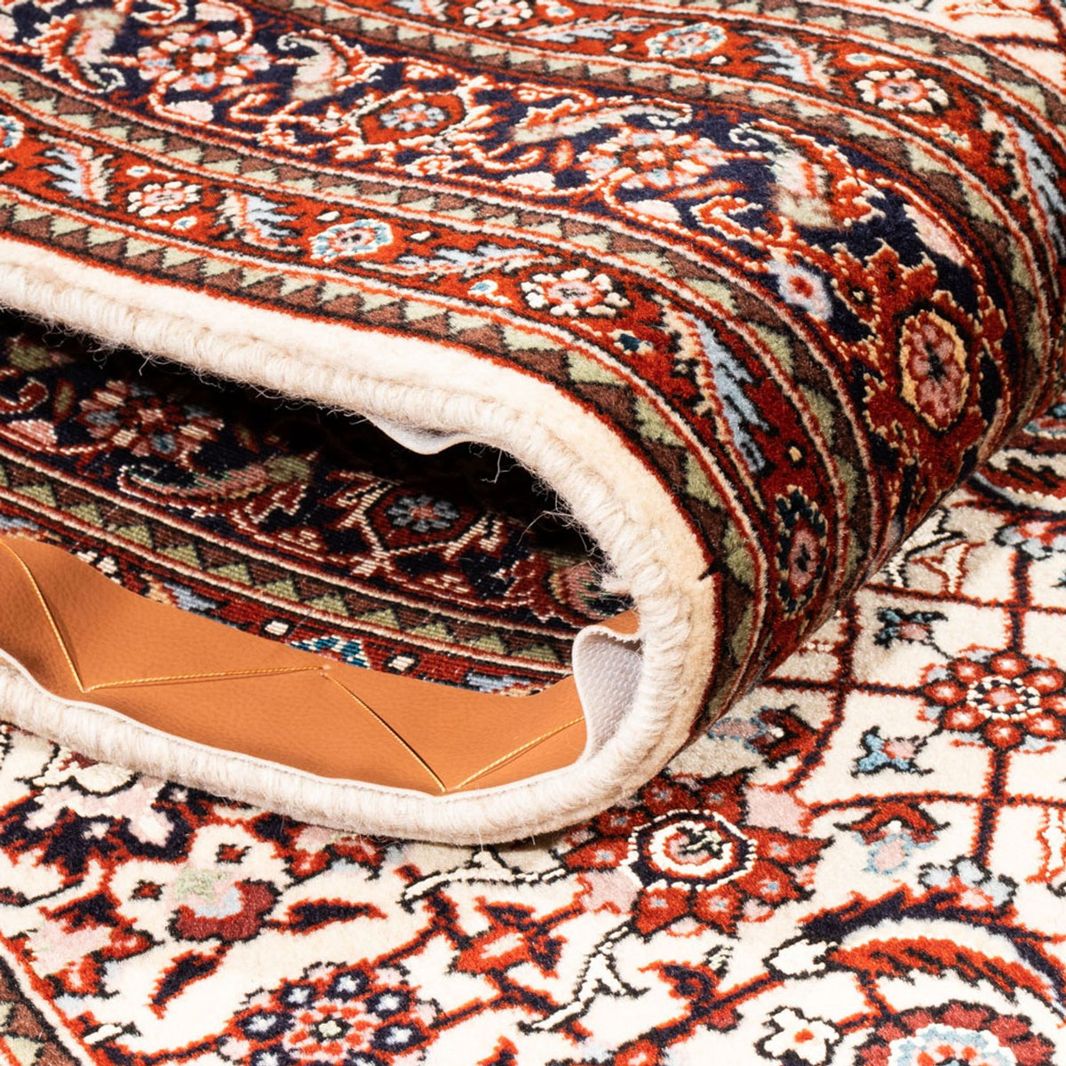 Alfombra de pasillo Alfombra persa - Bidjar - 300 x 80 cm - crema