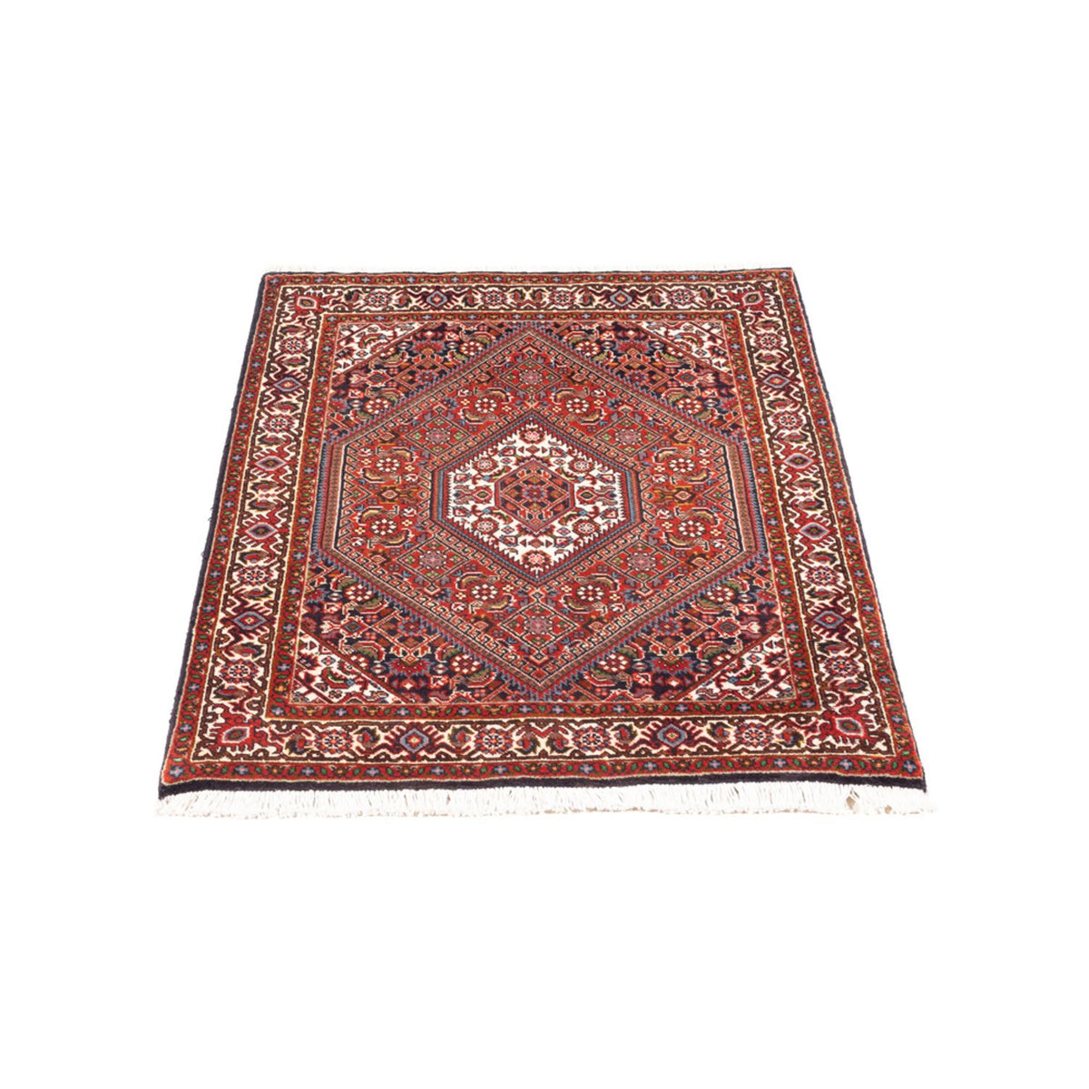Alfombra persa - Bidjar - 100 x 72 cm - rojo