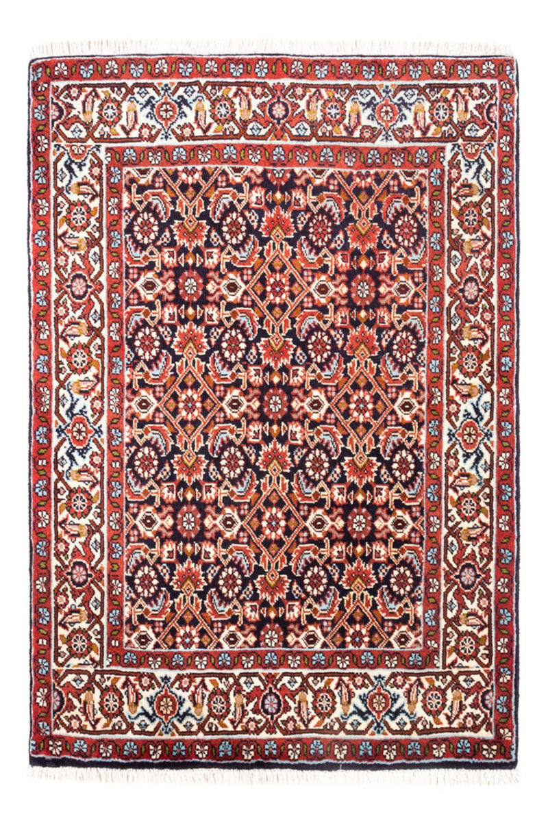 Alfombra persa - Bidjar - 100 x 66 cm - azul oscuro