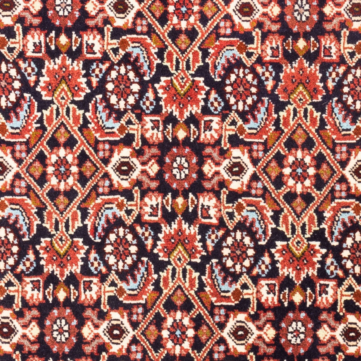 Alfombra persa - Bidjar - 100 x 66 cm - azul oscuro