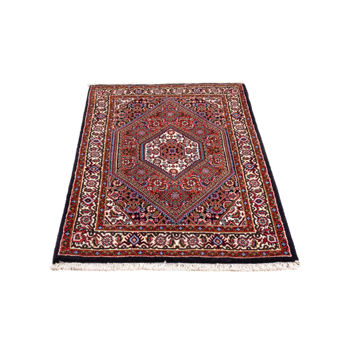 Alfombra persa - Bidjar - 110 x 67 cm - rojo