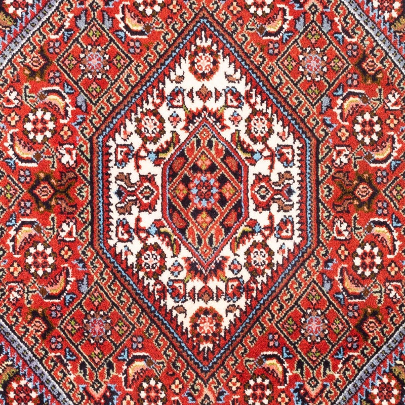 Alfombra persa - Bidjar - 102 x 72 cm - rojo