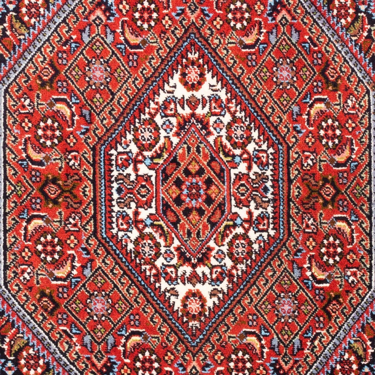 Alfombra persa - Bidjar - 105 x 70 cm - rojo
