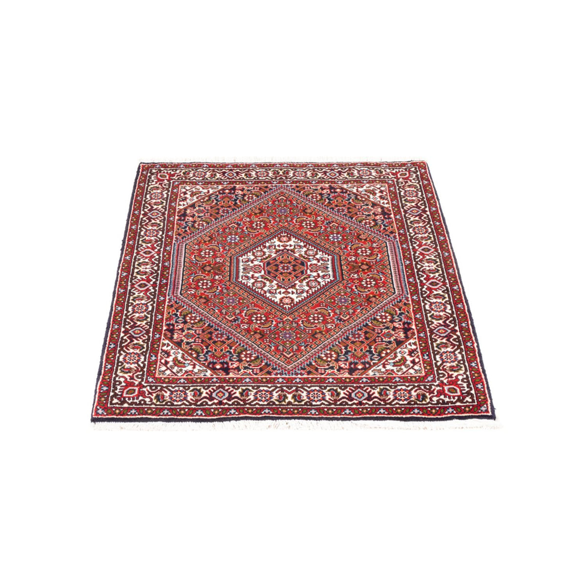 Alfombra persa - Bidjar - 95 x 72 cm - rojo