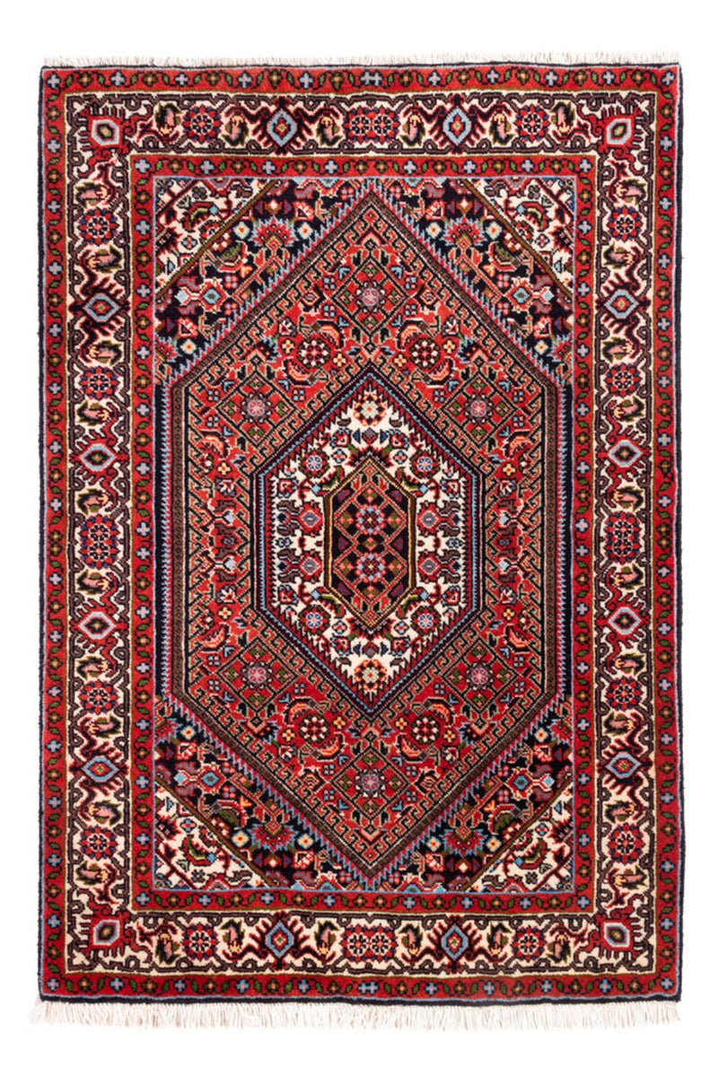 Alfombra persa - Bidjar - 98 x 68 cm - rojo