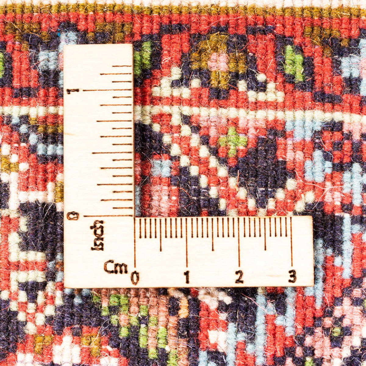 Alfombra persa - Bidjar - 90 x 70 cm - rojo