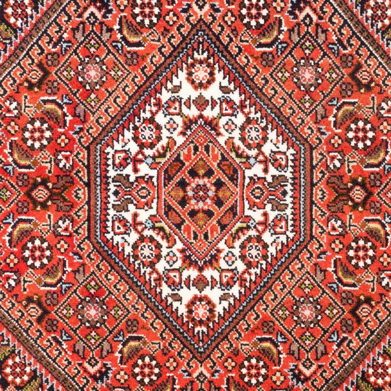 Alfombra persa - Bidjar - 102 x 71 cm - rojo