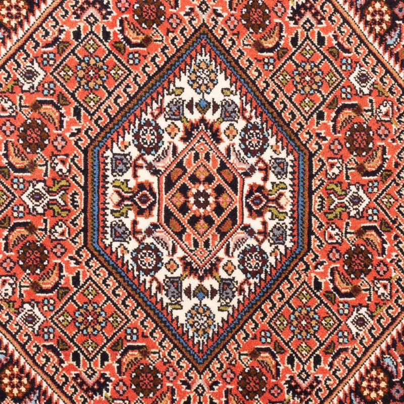 Alfombra persa - Bidjar - 104 x 74 cm - rojo