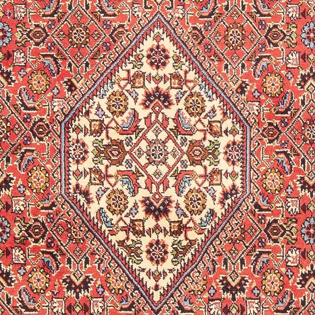 Alfombra persa - Bidjar - 150 x 87 cm - rojo