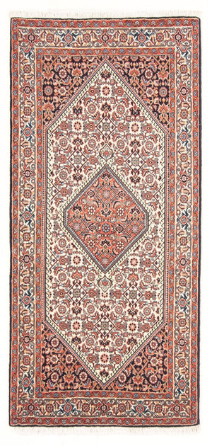 Alfombra persa - Bidjar - 161 x 85 cm - crema