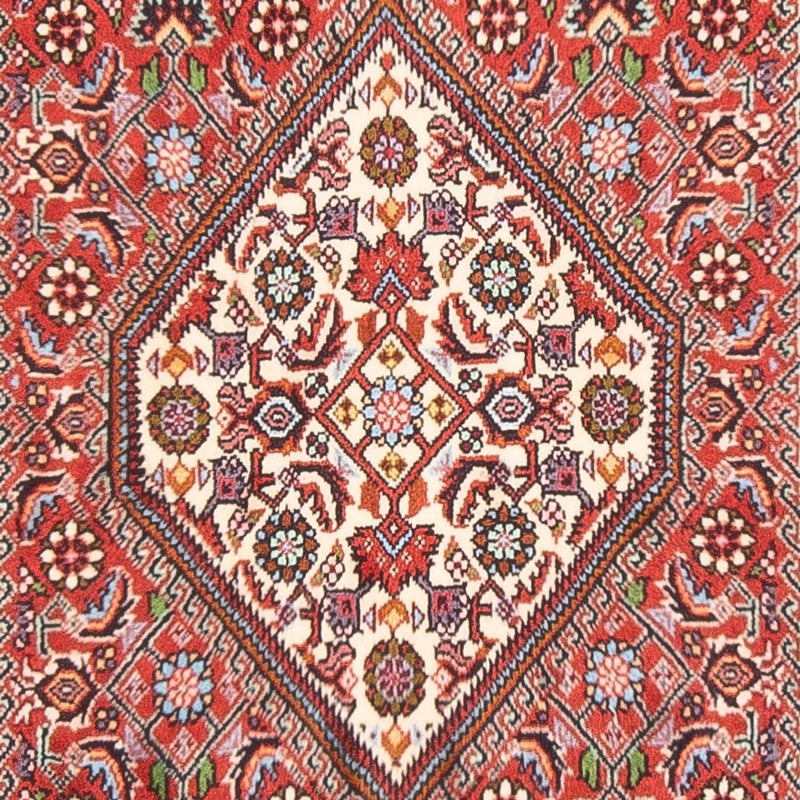 Alfombra persa - Bidjar - 158 x 84 cm - rojo