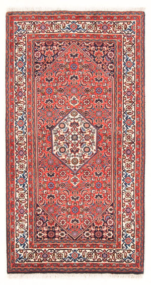 Alfombra persa - Bidjar - 160 x 87 cm - rojo